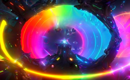 (vibrant over saturated! rainbow portal! sharp focus! Includes with splashes of neon clouds Spaceship on flat plain with anamorphic lens flares and colorful aesthetic:1.3), trending on ArtStation. Features a spaceship window, zeppelin dock, and nebula reflections, set in the 2070s with and panoramic anamorphic design, and a highly detailed wide shot from a 2019 sci-fi 8K movie." (sharp focus, wide angel lens, ultra-realistic wide shot of a spaceship battle with neon reflections, detailed composition:1.5)
wanostyle <lora:wano:0.2>