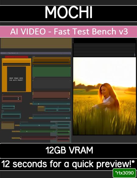 FAST MOCHI  |  Text to Video  |  Test bench v3.0
