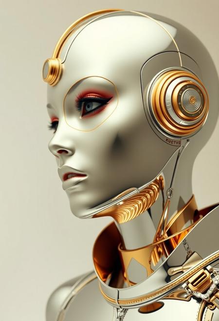 Avant-garde , 1970s futurism, chrome and gold