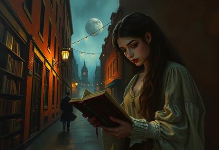 In the shadowy streets of Providence, a struggling artist named Clara discovers a hidden talent for capturing the essence of the supernatural in her paintings. One evening, while wandering the dim alleys, she stumbles upon an ancient tome in a forgotten bookstore. The book whispers secrets of long-lost spirits, promising vivid dreams and visions in exchange for her soul's essence.
As Clara immerses herself in her work, her paintings come to life, revealing eerie scenes of the town’s dark past. The spirits she conjures beg for release from their torment, but each stroke of her brush draws her deeper into their world. Clara begins to lose her grip on reality, haunted by the very entities she sought to portray.
In a climactic twist, Clara realizes the book isn’t a gateway; it’s a prison for trapped souls. To save herself and the spirits, she must destroy her most powerful painting—a canvas that binds them to their suffering. With sacrifice and resolution, Clara learns the true cost of creation, turning her art into an instrument of liberation rather than a tool of entrapment.