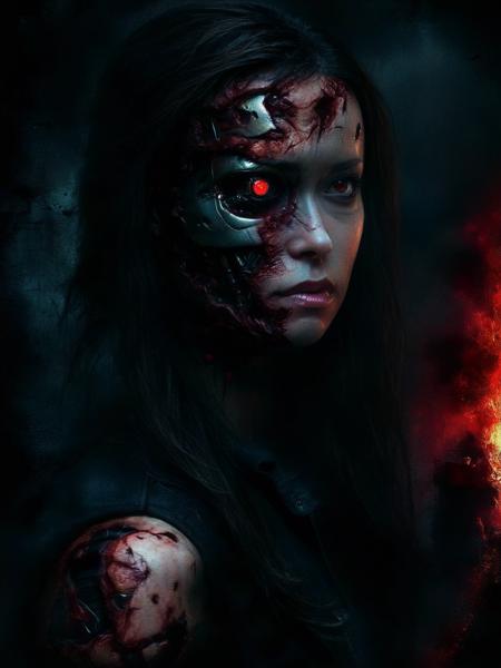Damaged face\endoskeleton (Terminator). v2.0
