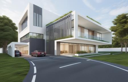 modern achitecture, glass window, traffic road, <lora:epi_noiseoffset2:0.6>
ultra realistic, masterpiece, best quality, raw photo, super detail <lora:nhaphomid:0.2>