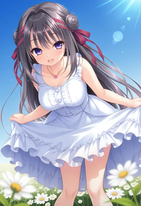 Kanzaki Manami (神崎愛実) | Manakashi no Yuri wa Akaku Somaru (真愛の百合は赤く染まる) | NoobAI