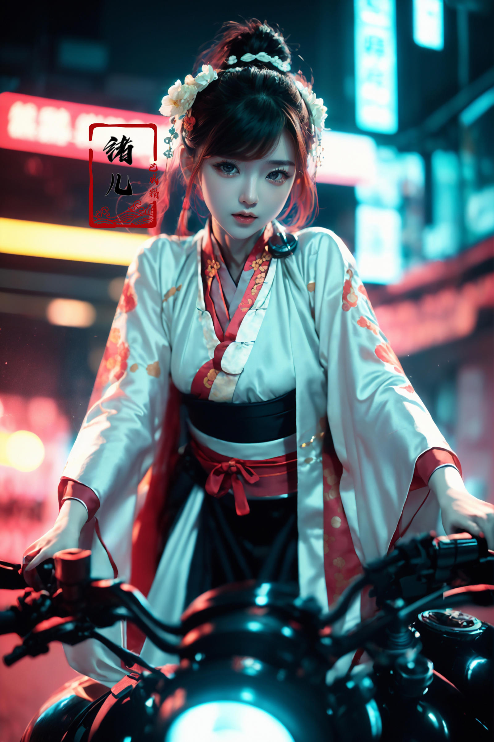 绪儿-摩托少女 xuer future motorcycle image by XRYCJ