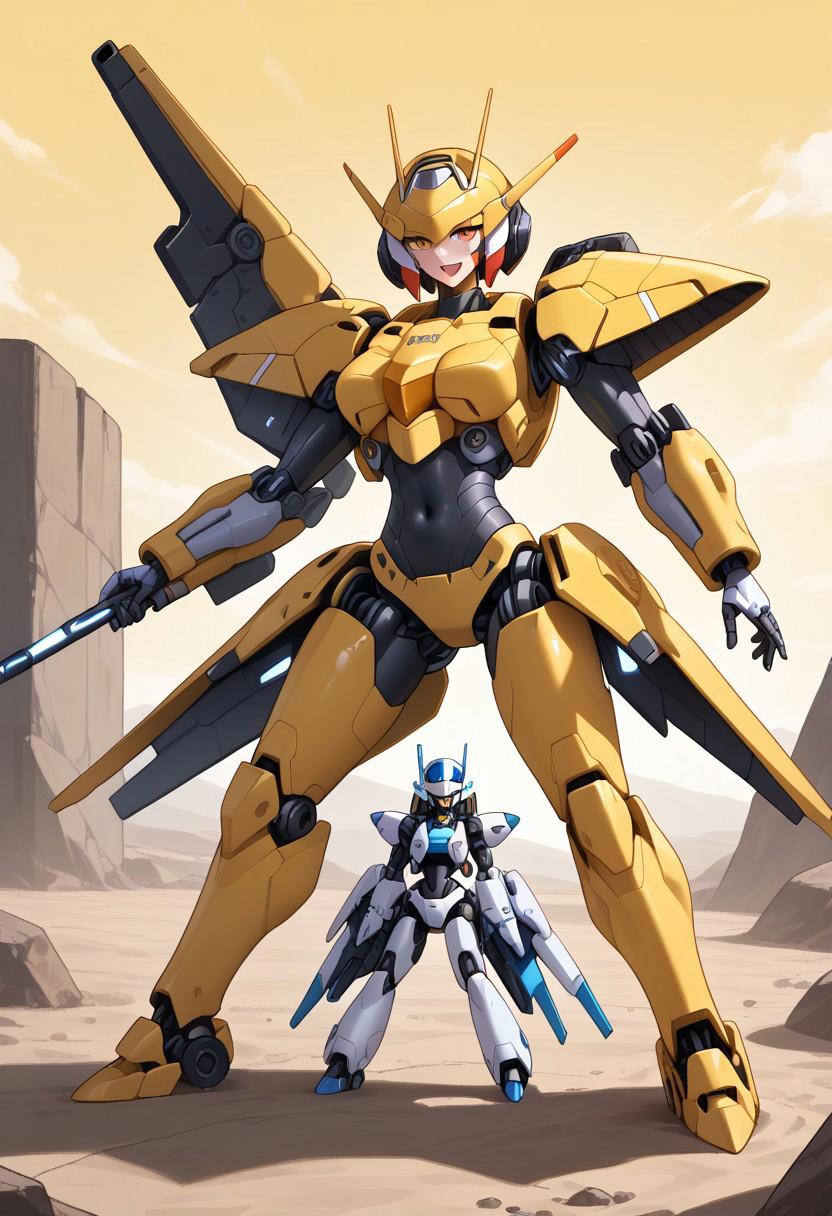 robot, female body, yellow color, mecha, , <lora:mechav:0.7>, <lora:fce55b34-01b6-492d-8b5c-6a8696b7fda3:0.7>