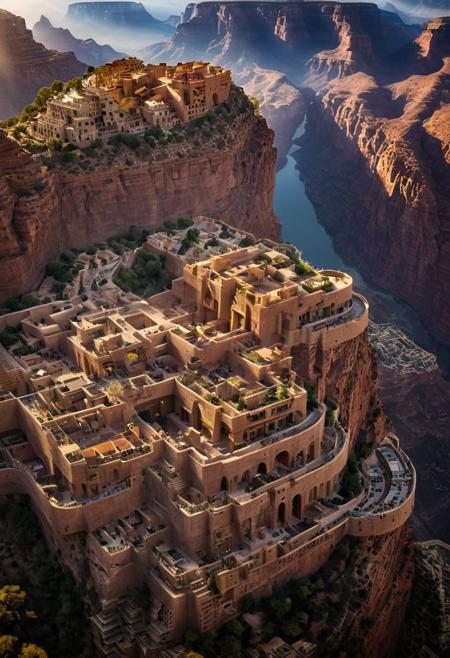(The colonial city of the future, in the mist-filled Grand Canyon, on an unknown Earth-like planet, 2 moon on sky, Spaceship flight connects colonies, waterfulls:1.3), (Machu Picchu, a mountain settlement, incredibly spectacular:1.2), (Mario Botta:1.3), (avant-garde, future, reality, science fiction, photorealistic), (modern architecture:1.2), 
(Large Files, Ultra Realistic, 8K, 16k, FHD, HD, VFX, Perfect, Photography, composition, Architecture Sales Photography, Architecture Competition, Ultra High Resolution, Cinematography, High Resolution Image:1.1), (dramatic lighting, direct sunlight, ray tracing, clear shadow:1.2),  (real landscape:1.1), (blurred background:1.0), (urban background, more_details) ,
ac_neg1, great lighting, clear, hillscastel, extrusionbuilding, vertical