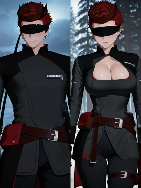 Adam Taurus (RWBY) - (2+ Outfits + Genderbent Version) - [Commission]