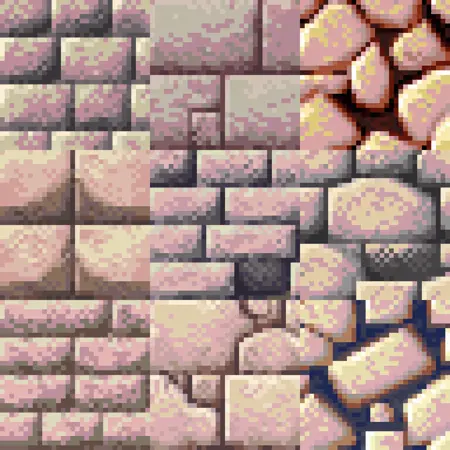 Faithful 32px seamless blocks