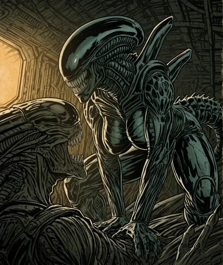 [Dark Horse Comics (John Nadeau Et Al)] Aliens Reapers Cargo Comic Style Illustrious