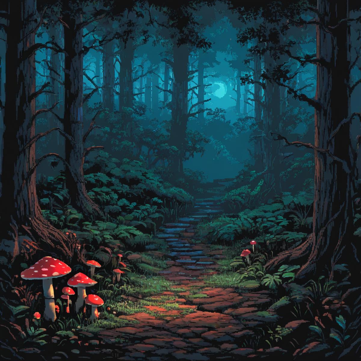 16-bit pixel art backgrounds image by prushik