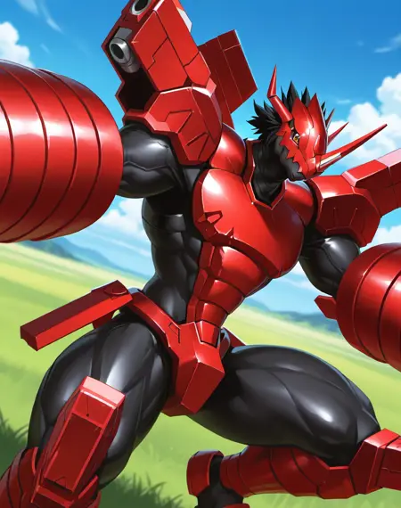 Blitzgreymon (Digimon) (Illustrious) (AD)