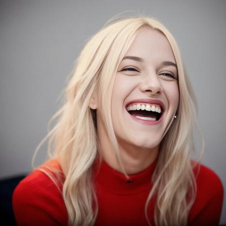 bvin, highres photo of a 25_year_old_woman, laughing <lora:bvin3:1.0>