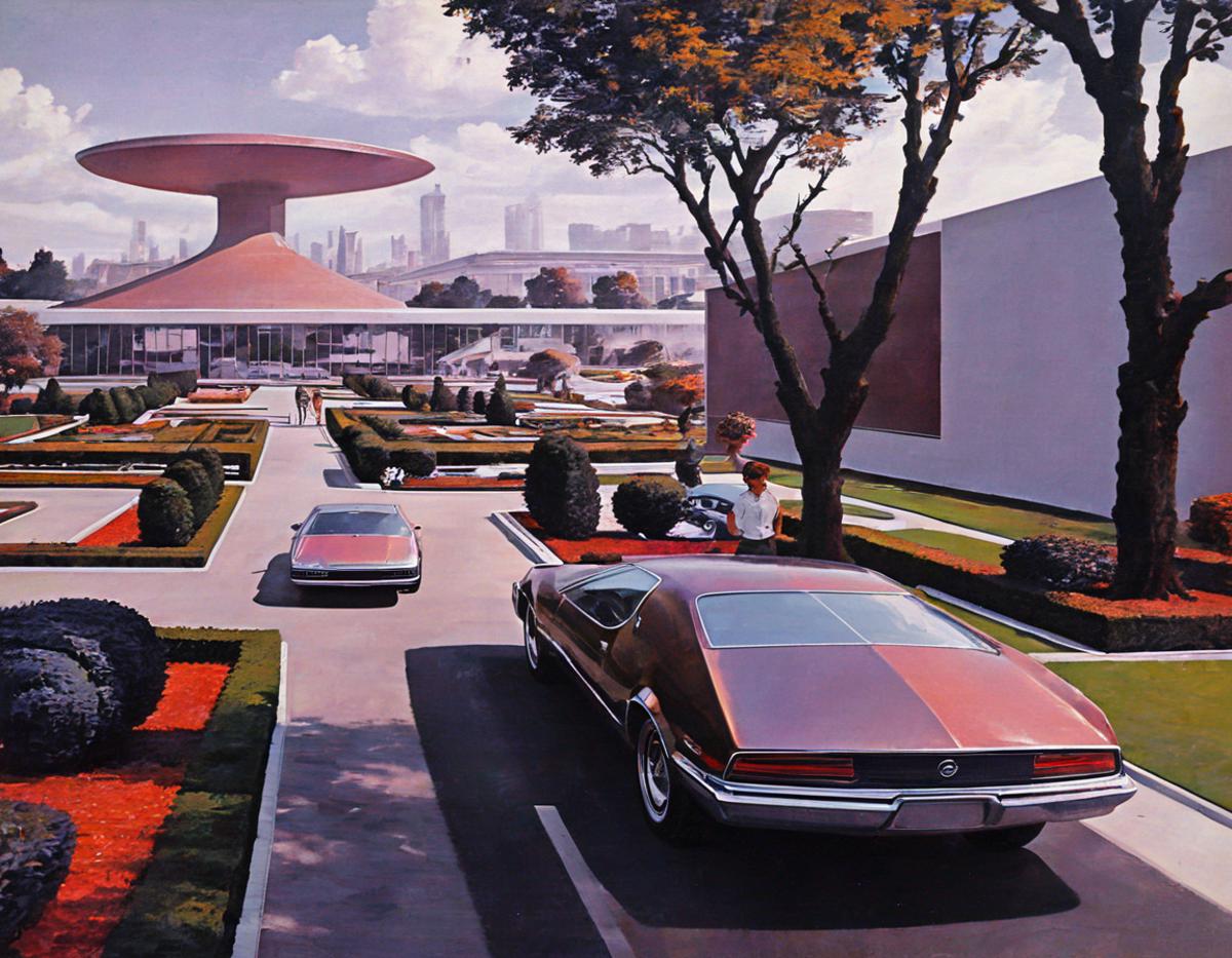 Syd Mead SDXL 1.0 Art Style LoRA image by getphat