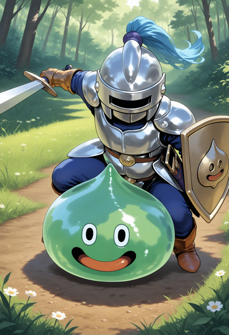 Slime knight / スライムナイト (Dragon Quest) Pony/IL/NAI NAI-vPred-v1.0