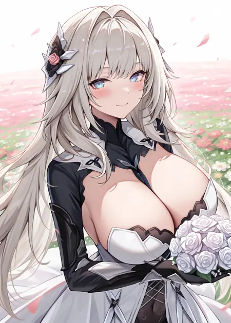 Bianca-stigmata(punishing gray raven), with solitary_dreams outfit