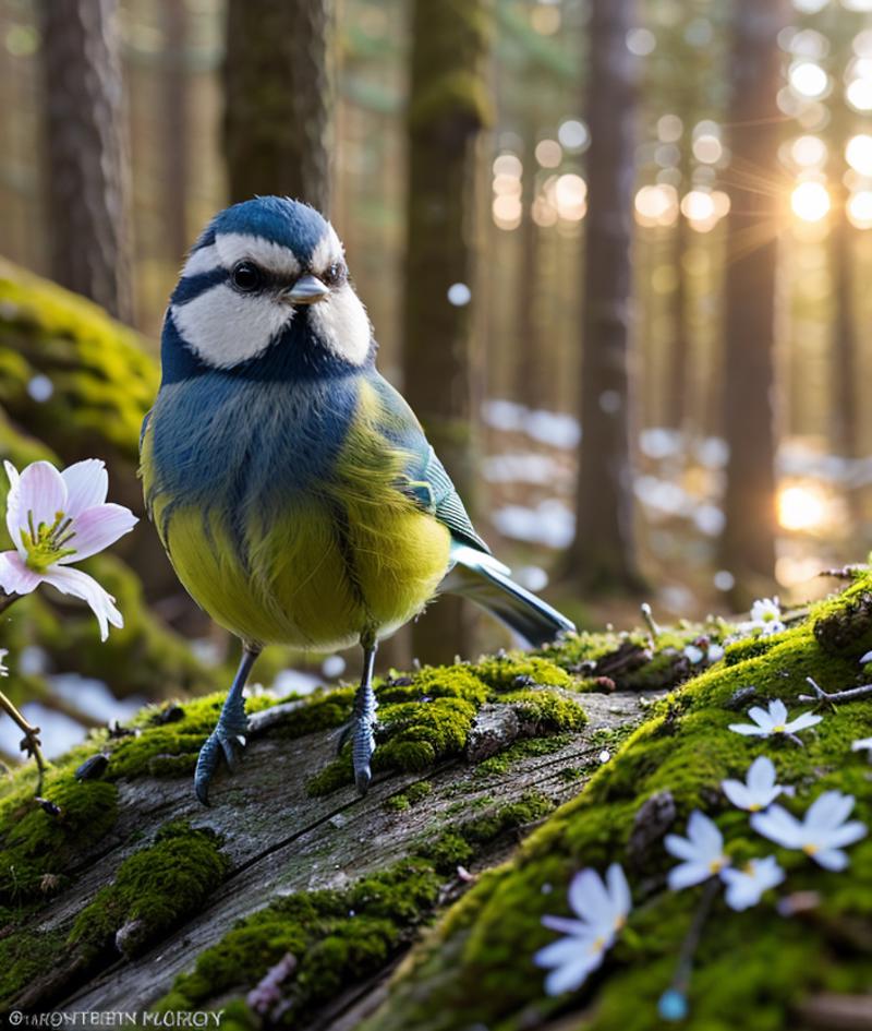 Eurasian blue tit image by zerokool