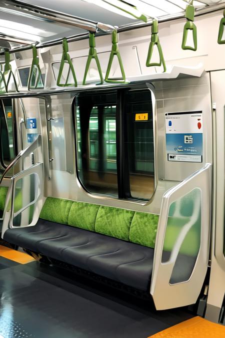 masterpiece, best quality, ultra-detailed, illustration,
E235, train interior, <lora:E235_V5:1>