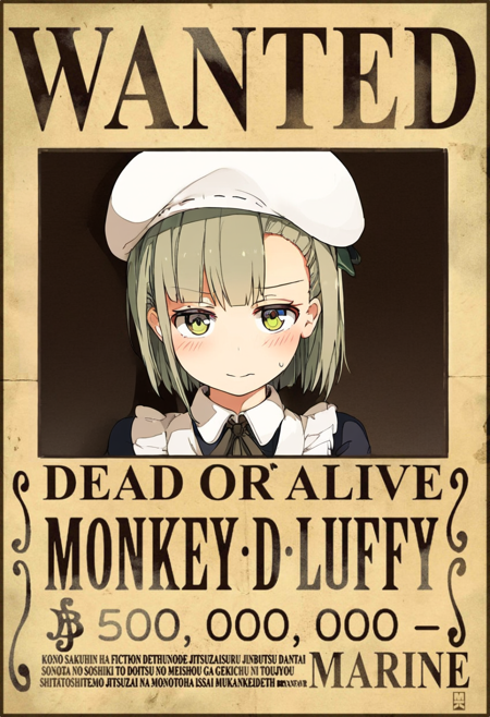 Wanted Poster (手配書)｜IL・SDXL half
