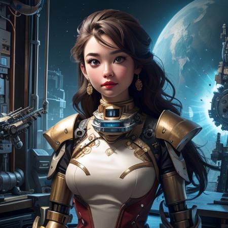 (original) , (very detailed wallpaper) , very detailed illustrations, (1 Girl) , beautiful eyes, (delicate face) , perfect detail,
((mechanical parts)), mechanical spine, mechanization, future, wide hips, laboratory, ((mecha)), stylish energy \(module\), repairing,
(best lighting) , (super complex detail) , 4K Unity, (super detailed CG: 1.2) , (8K: 1.2) , lifelike, <lora:My Girl:0.3>