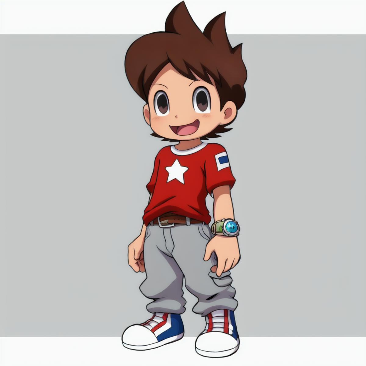 Nathan Adams/Keita Amano (Yokai Watch)   image by Steeltron2000