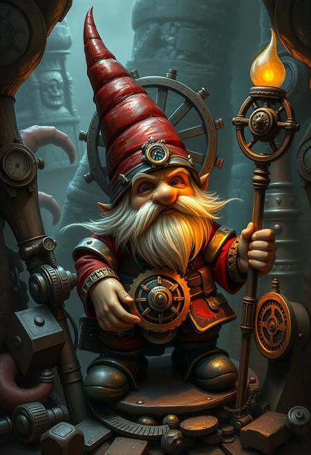 The Gnome race has created some of the most remarkable clockwork inventions, rivalled only by the Hephestians in their expertise and craftsmanship. However, their culture has suffered several setbacks, not the least of which was the fall of the Gnome capital, Gnomevale, when the Nameless One awoke on Crypt. Nevertheless, the quick-thinking, fast-talking Gnomes continue to create mechanical contraptions with the hope that they will one day be able to reclaim their home.