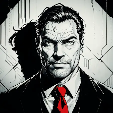 Immoral Town Style | SinCity inspired Art Style | Lora