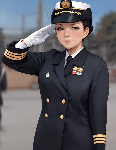 海上自衛隊 制服(JMSDF uniform) ExecutiWinterUniform_v1.0