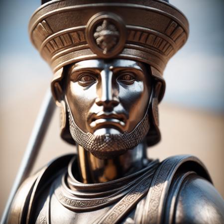 roman soldier, high res, best quality, 8k, hyper-detailed, intricate, Cannon 85mm, face up, 