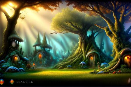 (masterpiece:1.2), (best quality,:1.2), 8k, HDR, ultra detailed, ((photorealistic)), professional light, cinematic lighting, fashion photography, ambient lighting, face lighting, <lora:detail_slider_v4:4.>, a small tree settlement in a sinister magical forest, FanFo, <lora:FantasyForest-10:0.8>, epiCPhoto