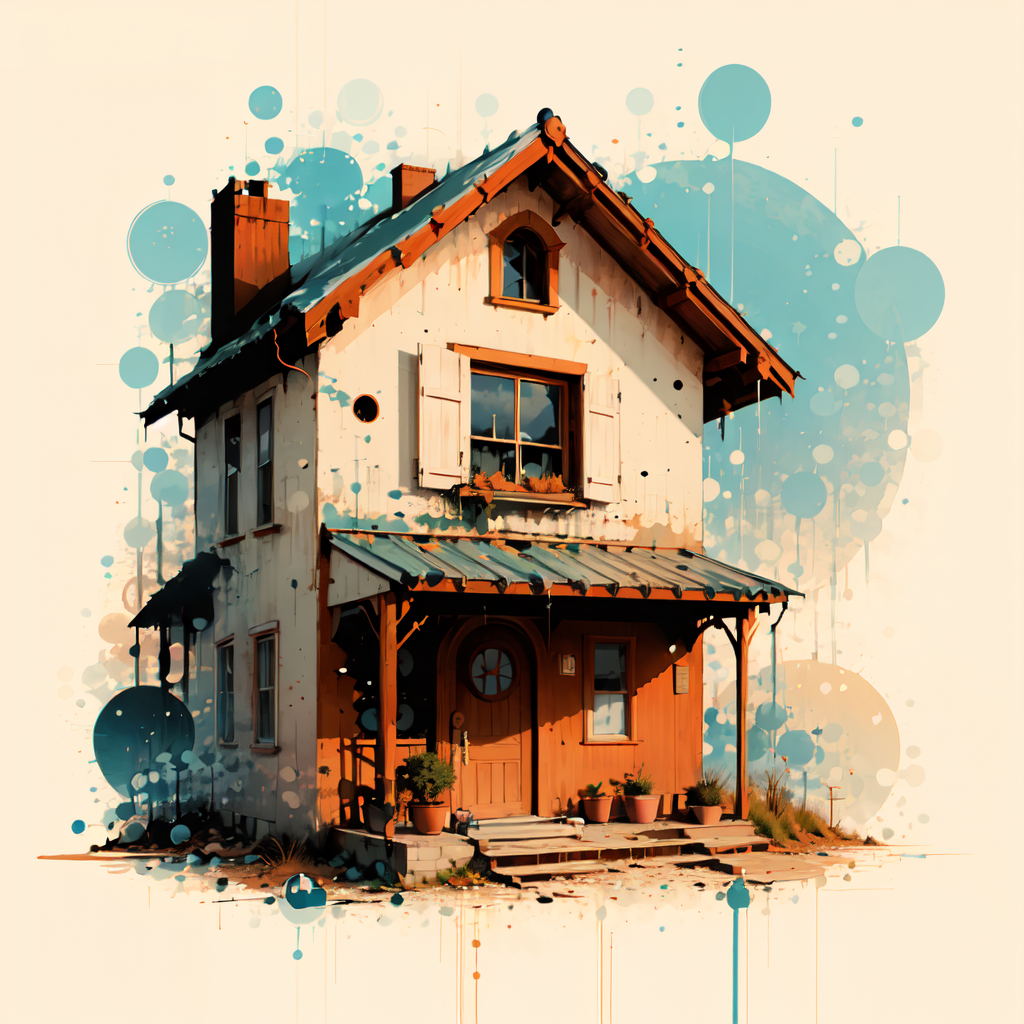<lora:Sy3:1> a house