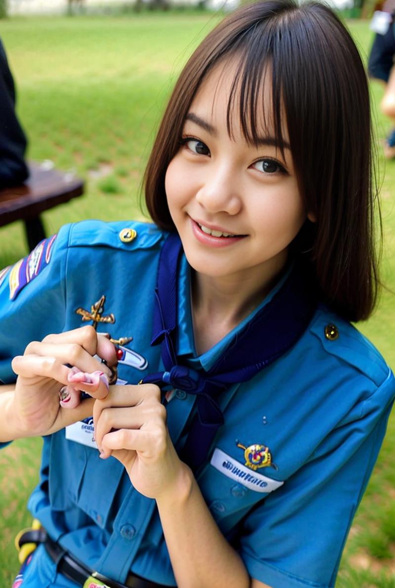 Thai Red Cross Youth Uniform LoRA image by Guidefender