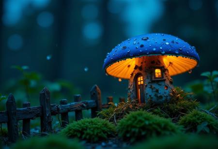 biostuff experiments - mushroom house v0.1 mushroom house