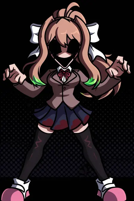 Asmodeus.chr Phase 2 (Friday Night Funkin/FNF Monika.EXE)
