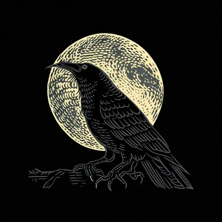 Simple Green Engraving