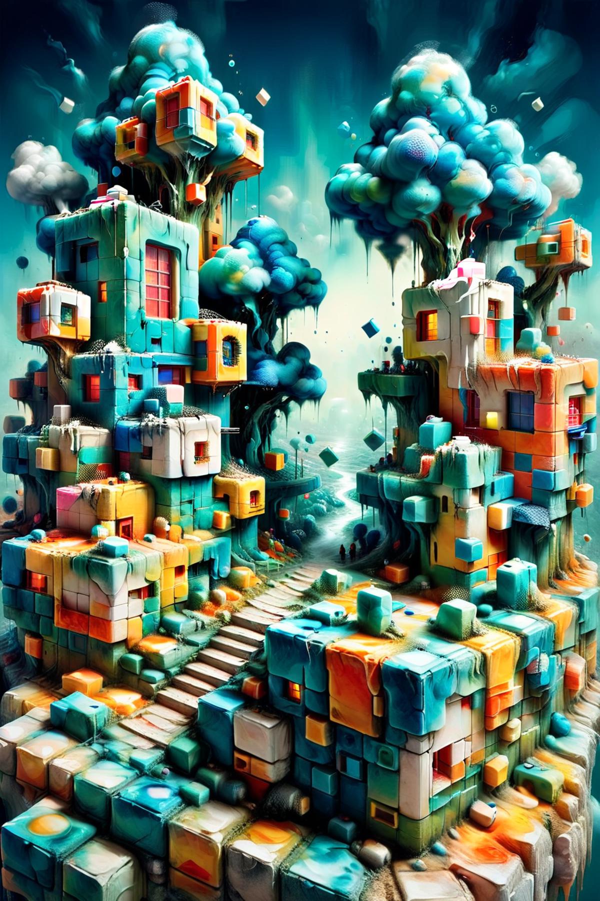 3D Cube Style [SDXL] image by CHINGEL