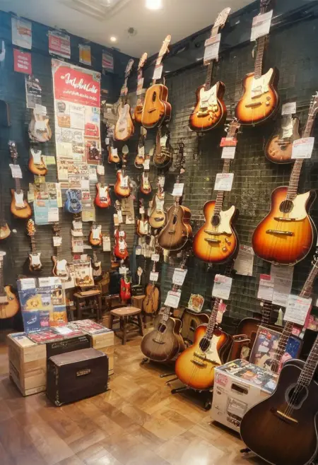 musical instrument store / PONY