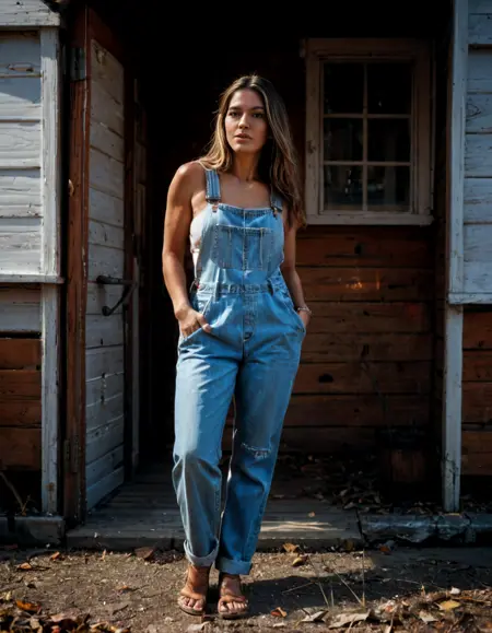 Denim Overalls