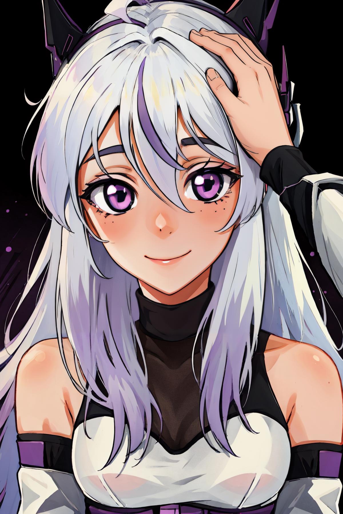 Headpat POV | Concept LoRA image by DegenerateDiffusion