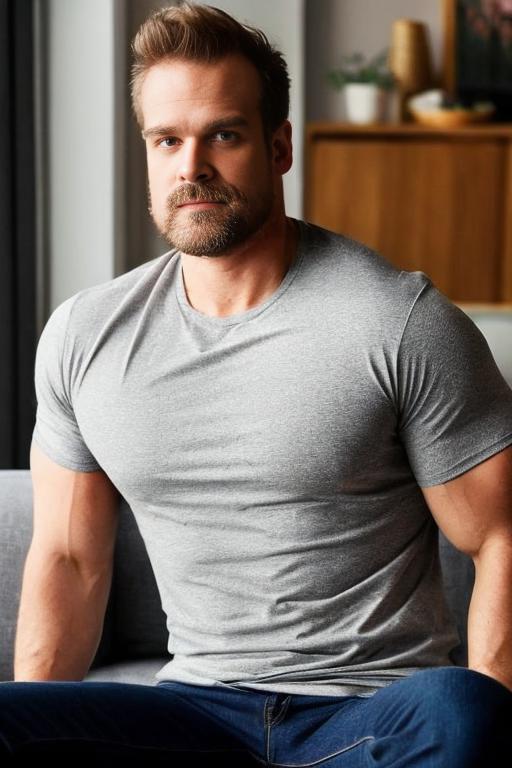 David Harbour image by BeefyAI