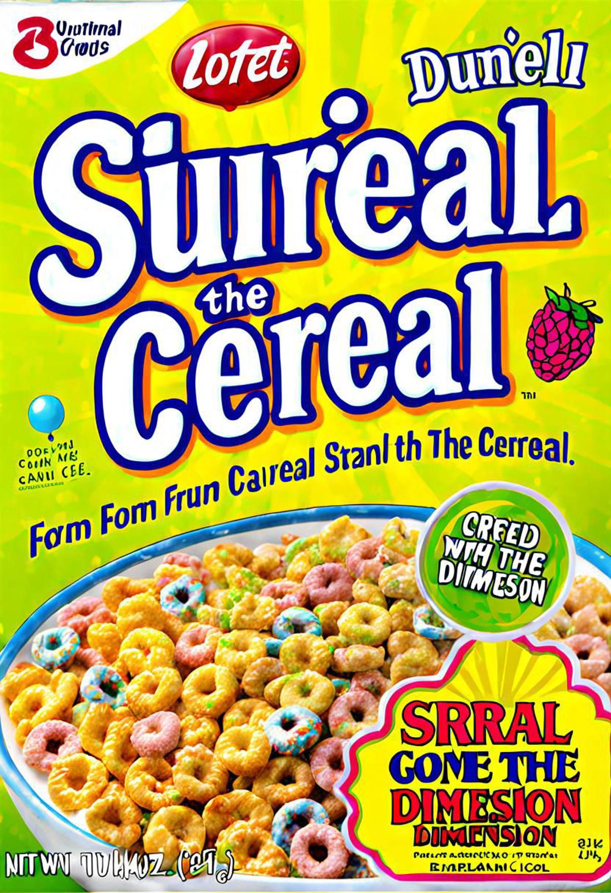 Super Cereal - SDXL LoRA image by guyincognito139610