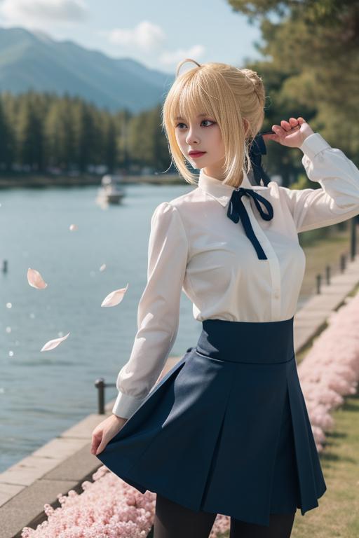 Saber 常服 FATE Saber image by Thxx