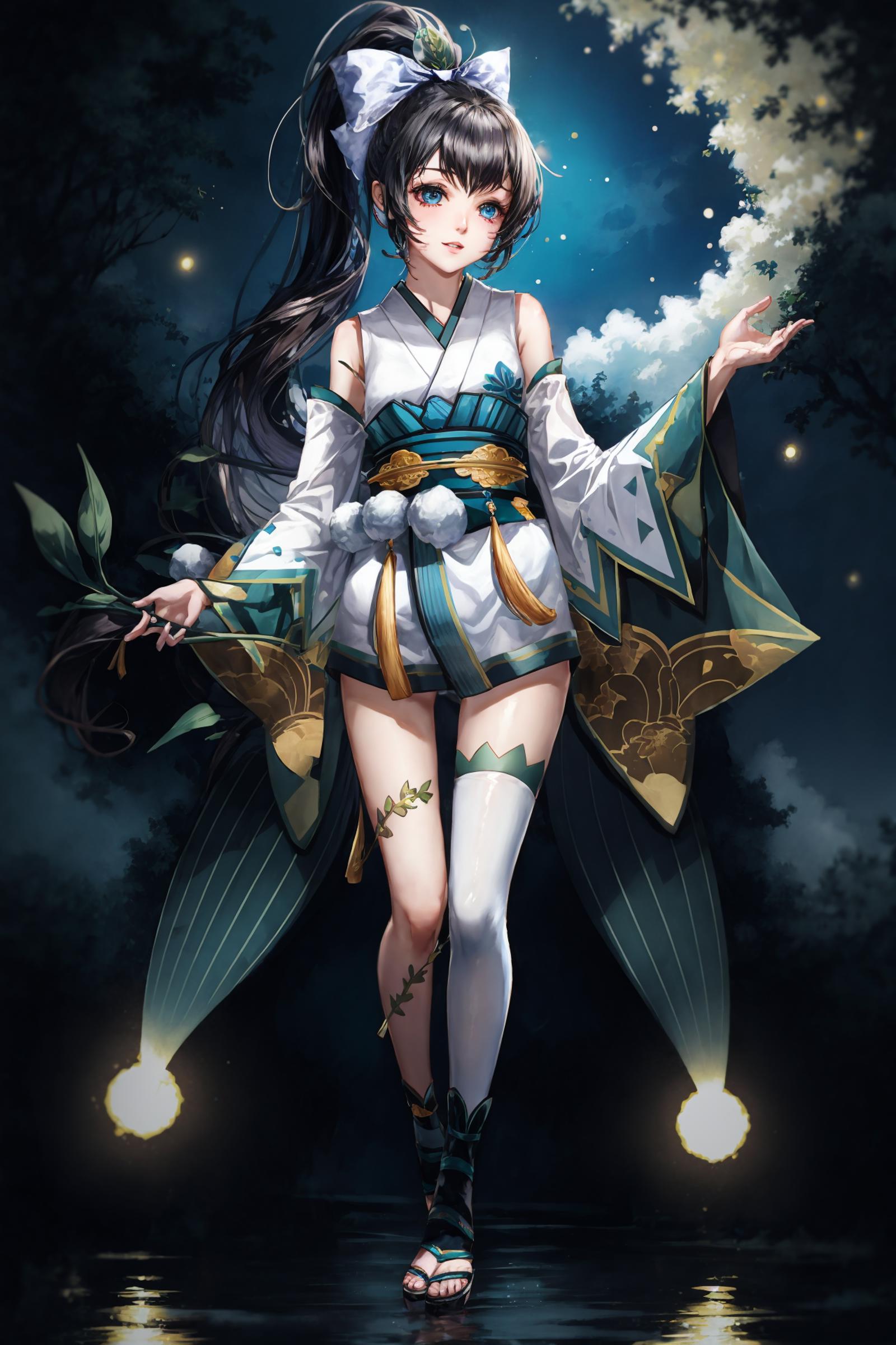 Hotarugusa | Onmyoji image by TVL