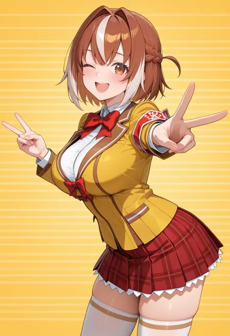 [IL v0.1] Hiyori Yawaragi - Mahjong Fight Girl | ヤワラギ・ヒヨリ 麻雀ファイトガール (3 costumes) [Request]