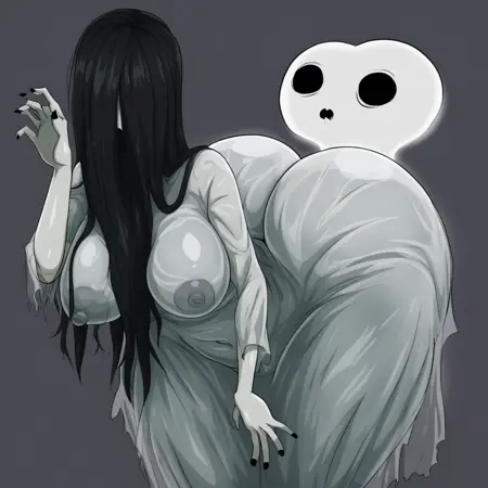 Sadako Face Covered/Alternative Style