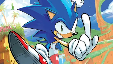 Sonic idw Jim Amash art style