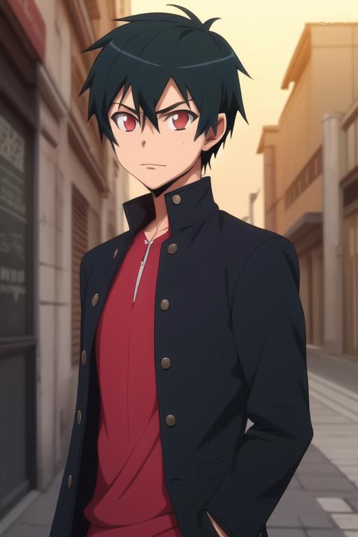 The Devil Is a Part-Timer! Hataraku Maou-sama! 2nd Season Maou Sadao  Cosplay Costume