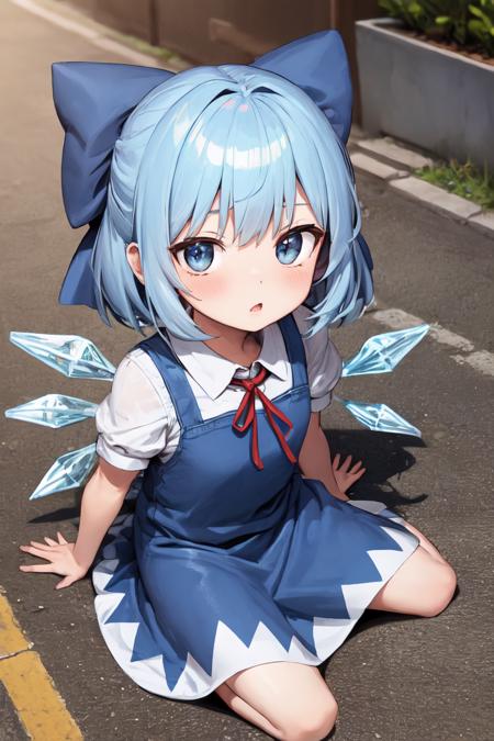 <lora:corni>, cirno