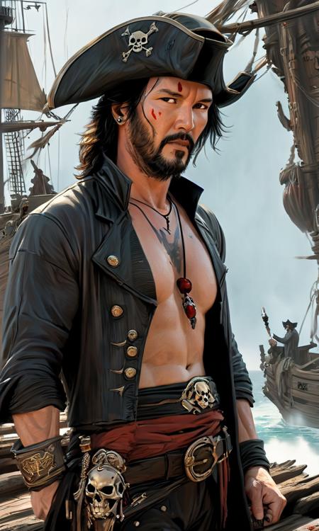 analog film photo ethereal fantasy concept art of (Disney style:1.5) ((Keanu Reeves face:1.4)) (Death's Head Island:1.3), style by Bruce Pennington,(Linnea Strid:1.3),_background_,(_pirate old wood ship_:1.7)There are a lot of monsters and dead drowned people around from the movie Pirates of the Caribbean, style by Bruce Pennington,(Linnea Strid:1.3), the style of pirates of the Caribbean, Dark Red clothes, Angry,face tatoo, body tatoo,head tatoo, weapens, wide open green eyes, rough boots on your feet, shooting Bnd explosions all around a dark background, rides a Harley, Stardust,(Wind:1.2), black cloak, Orange Blood, ((very bright light on the face1.5)),best-quality,infinitely detailed,dynamic-angle,deep-night-colors,ultrarealistic naughty deviant,playful-shadows,good-mod,black-hair,perfect-face,, amazin, theatrical, stunning, sublime, extremely beautiful, very delicate, passionate, highly intricate, magical ambient, sharp focus, dramatic, epic breathtaking, divine, glowing, illuminated, cinematic, incredible, phenomenal, pure, astonishing, creative, amazing, inspiring, thought, rich, marvelous, wonderful, awesome, splendid, brilliant . faded film, desaturated, 35mm photo, grainy, vignette, vintage, Kodachrome, Lomography, stained, highly detailed, found footage, dystopian style ethereal fantasy concept art of (Disney style:1.5) ((Keanu Reeves face:1.4)) (Death's Head Island:1.3), style by Bruce Pennington,(Linnea Strid:1.3),_background_,(_pirate old wood ship_:1.7)There are a lot of monsters and dead drowned people around from the movie Pirates of the Caribbean, style by Bruce Pennington,(Linnea Strid:1.3), the style of pirates of the Caribbean, Dark Red clothes, Angry,face tatoo, body tatoo,head tatoo, weapens, wide open green eyes, rough boots on your feet, shooting Bnd explosions all around a dark background, rides a Harley, Stardust,(Wind:1.2), black cloak, Orange Blood, ((very bright light on the face1.5)),best-quality,infinitely detailed,dynamic-angle,deep-night-colors,ultrarealistic naughty deviant,playful-shadows,good-mod,black-hair,perfect-face,, amazin, theatrical, stunning, sublime, extremely beautiful, very delicate, passionate, highly intricate, magical ambient, sharp focus, dramatic, epic breathtaking, divine, glowing, illuminated, cinematic, incredible, phenomenal, pure, astonishing, creative, amazing, inspiring, thought, rich, marvelous, wonderful, awesome, splendid, brilliant . bleak, post-apocalyptic, somber, dramatic, highly detailed, gothic style ethereal fantasy concept art of (Disney style:1.5) ((Keanu Reeves face:1.4)) (Death's Head Island:1.3), style by Bruce Pennington,(Linnea Strid:1.3),_background_,(_pirate old wood ship_:1.7)There are a lot of monsters and dead drowned people around from the movie Pirates of the Caribbean, style by Bruce Pennington,(Linnea Strid:1.3), the style of pirates of the Caribbean, Dark Red clothes, Angry,face tatoo, body tatoo,head tatoo, weapens, wide open green eyes, rough boots on your feet, shooting Bnd explosions all around a dark background, rides a Harley, Stardust,(Wind:1.2), black cloak, Orange Blood, ((very bright light on the face1.5)),best-quality,infinitely detailed,dynamic-angle,deep-night-colors,ultrarealistic naughty deviant,playful-shadows,good-mod,black-hair,perfect-face,, amazin, theatrical, stunning, sublime, extremely beautiful, very delicate, passionate, highly intricate, magical ambient, sharp focus, dramatic, epic breathtaking, divine, glowing, illuminated, cinematic, incredible, phenomenal, pure, astonishing, creative, amazing, inspiring, thought, rich, marvelous, wonderful, awesome, splendid, brilliant . dark, mysterious, haunting, dramatic, ornate, detailed, Oil painting by John Singer Sargent ethereal fantasy concept art of (Disney style:1.5) ((Keanu Reeves face:1.4)) (Death's Head Island:1.3), style by Bruce Pennington,(Linnea Strid:1.3),_background_,(_pirate old wood ship_:1.7)There are a lot of monsters and dead drowned people around from the movie Pirates of the Caribbean, style by Bruce Pennington,(Linnea Strid:1.3), the style of pirates of the Caribbean, Dark Red clothes, Angry,face tatoo, body tatoo,head tatoo, weapens, wide open green eyes, rough boots on your feet, shooting Bnd explosions all around a dark background, rides a Harley, Stardust,(Wind:1.2), black cloak, Orange Blood, ((very bright light on the face1.5)),best-quality,infinitely detailed,dynamic-angle,deep-night-colors,ultrarealistic naughty deviant,playful-shadows,good-mod,black-hair,perfect-face,, amazin, theatrical, stunning, sublime, extremely beautiful, very delicate, passionate, highly intricate, magical ambient, sharp focus, dramatic, epic breathtaking, divine, glowing, illuminated, cinematic, incredible, phenomenal, pure, astonishing, creative, amazing, inspiring, thought, rich, marvelous, wonderful, awesome, splendid, brilliant. Elegant, refined, masterful technique,realistic portrayal, subtle play of light, captivating expression, rich details, harmonious colors, skillful composition, brush strokes, chiaroscuro., Oil painting by Van Gogh ethereal fantasy concept art of (Disney style:1.5) ((Keanu Reeves face:1.4)) (Death's Head Island:1.3), style by Bruce Pennington,(Linnea Strid:1.3),_background_,(_pirate old wood ship_:1.7)There are a lot of monsters and dead drowned people around from the movie Pirates of the Caribbean, style by Bruce Pennington,(Linnea Strid:1.3), the style of pirates of the Caribbean, Dark Red clothes, Angry,face tatoo, body tatoo,head tatoo, weapens, wide open green eyes, rough boots on your feet, shooting Bnd explosions all around a dark background, rides a Harley, Stardust,(Wind:1.2), black cloak, Orange Blood, ((very bright light on the face1.5)),best-quality,infinitely detailed,dynamic-angle,deep-night-colors,ultrarealistic naughty deviant,playful-shadows,good-mod,black-hair,perfect-face,, amazin, theatrical, stunning, sublime, extremely beautiful, very delicate, passionate, highly intricate, magical ambient, sharp focus, dramatic, epic breathtaking, divine, glowing, illuminated, cinematic, incredible, phenomenal, pure, astonishing, creative, amazing, inspiring, thought, rich, marvelous, wonderful, awesome, splendid, brilliant . Expressive, impasto, swirling brushwork, vibrant, brush strokes, Brushstroke-heavy, Textured, Impasto, Colorful, Dynamic, Bold, Distinctive, Vibrant, Whirling, Expressive, Dramatic, Swirling, Layered, Intense, Contrastive, Atmospheric, Luminous, Textural, Evocative, SpiraledVan Gogh style, Logo Design, ethereal fantasy concept art of (Disney style:1.5) ((Keanu Reeves face:1.4)) (Death's Head Island:1.3), style by Bruce Pennington,(Linnea Strid:1.3),_background_,(_pirate old wood ship_:1.7)There are a lot of monsters and dead drowned people around from the movie Pirates of the Caribbean, style by Bruce Pennington,(Linnea Strid:1.3), the style of pirates of the Caribbean, Dark Red clothes, Angry,face tatoo, body tatoo,head tatoo, weapens, wide open green eyes, rough boots on your feet, shooting Bnd explosions all around a dark background, rides a Harley, Stardust,(Wind:1.2), black cloak, Orange Blood, ((very bright light on the face1.5)),best-quality,infinitely detailed,dynamic-angle,deep-night-colors,ultrarealistic naughty deviant,playful-shadows,good-mod,black-hair,perfect-face,, amazin, theatrical, stunning, sublime, extremely beautiful, very delicate, passionate, highly intricate, magical ambient, sharp focus, dramatic, epic breathtaking, divine, glowing, illuminated, cinematic, incredible, phenomenal, pure, astonishing, creative, amazing, inspiring, thought, rich, marvelous, wonderful, awesome, splendid, brilliant, dynamic graphic art, vector art, minimalist, professional logo design