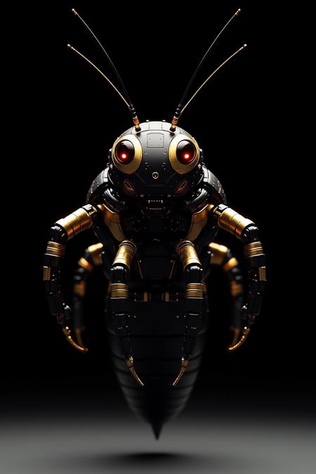 Mechanical insects black gold v1.0