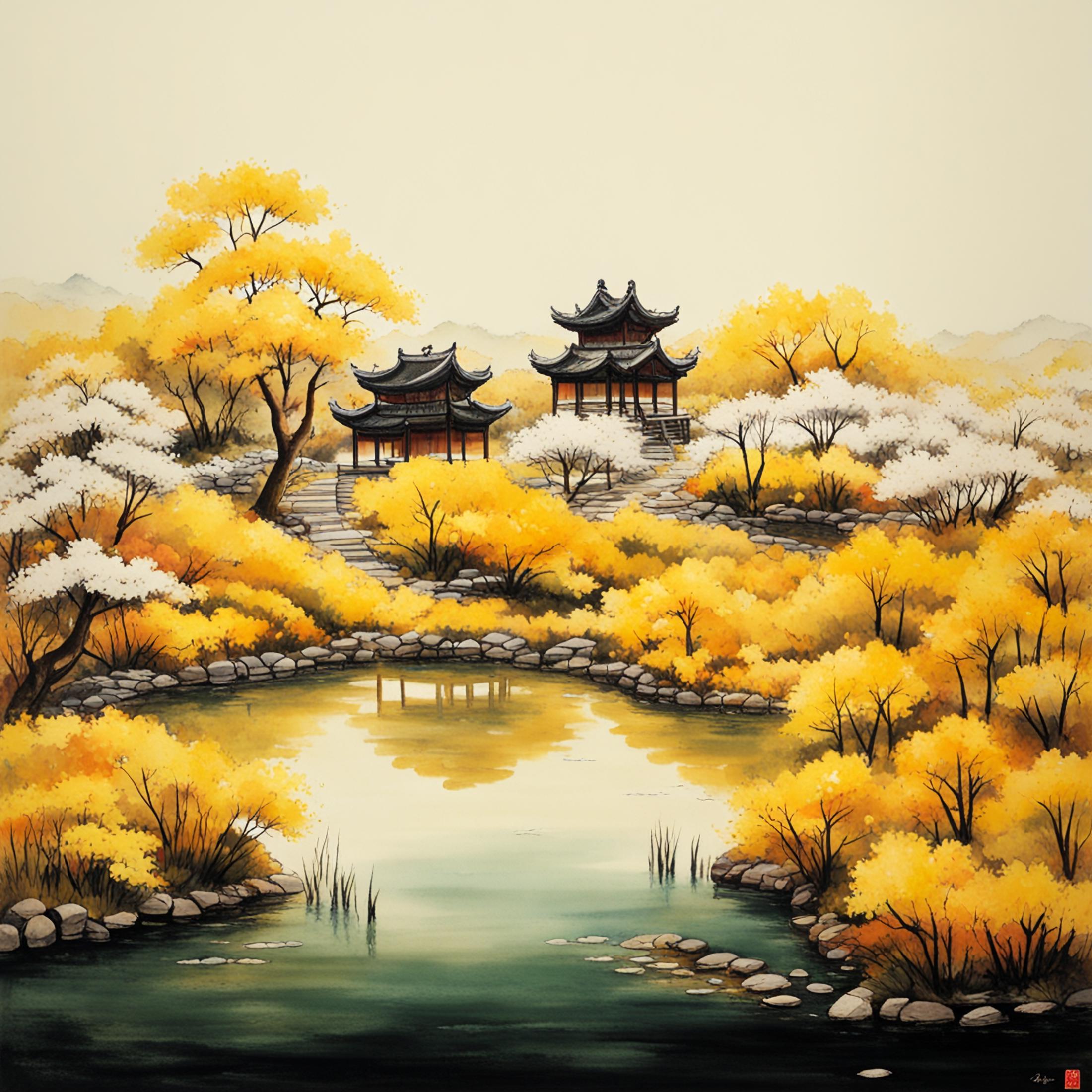 Autumn illustration model秋天的插画模型 image by Standspurfahrer